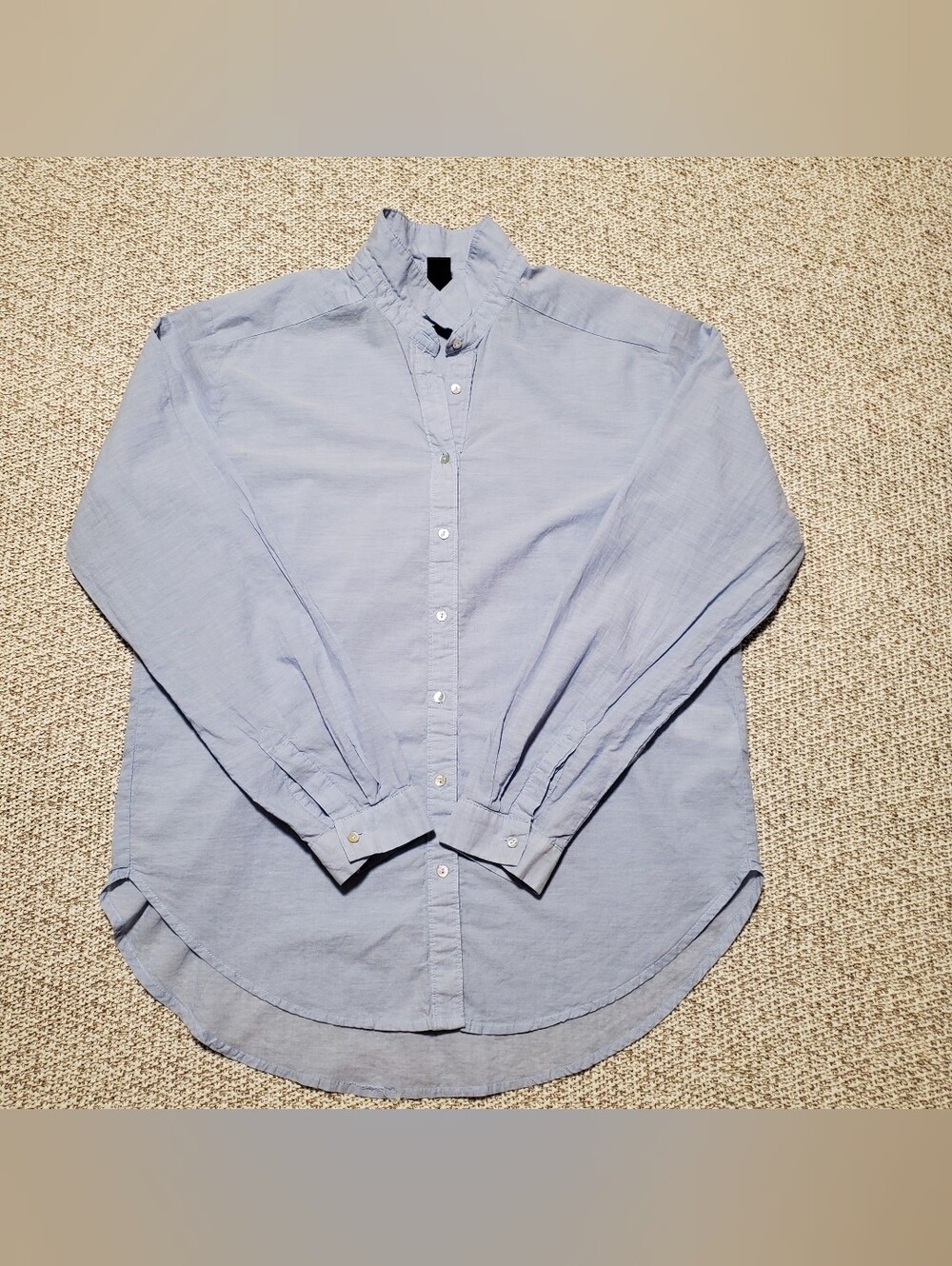 H&M Light Blue Womens Button-Down Shirt
